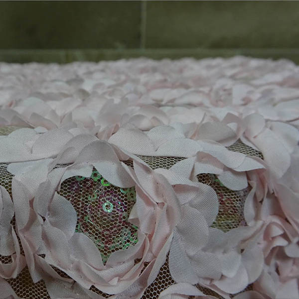 پارچه رز سه بعدی عروسی