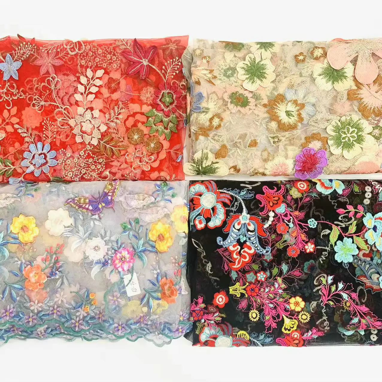 Wholesale Beautiful 3d Flower Beaded Cheap Textile Embroidery Fabric Swiss Voile Lace Trim 2021 Wholesale Beautiful 3d Flower Beaded Cheap Textile Embroidery Fabric Swiss Voile Lace Trim 2021