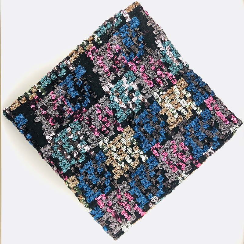 2020 New Beautiful Popular Wholesale Embroidery Sequin Lace Fabric Mesh