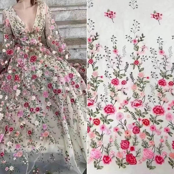 پارچه توری لباس عروس